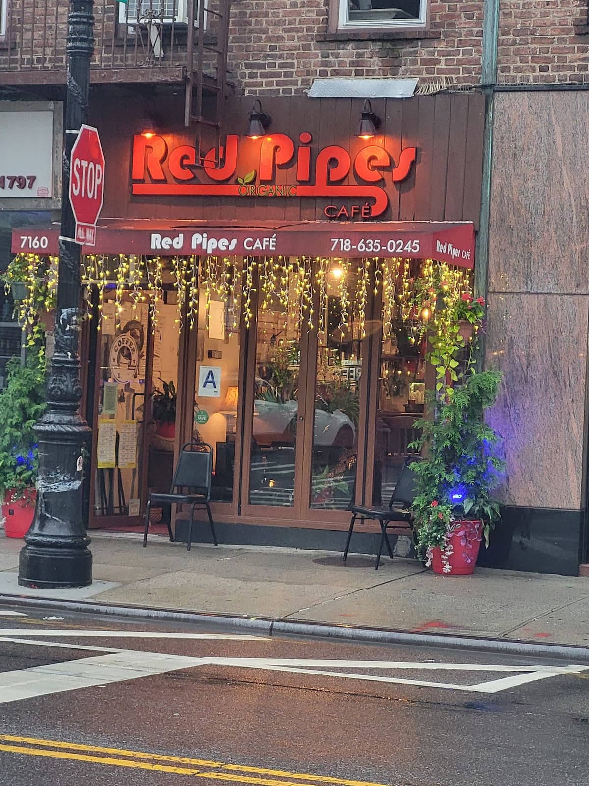Red Pipes Cafe in New York City