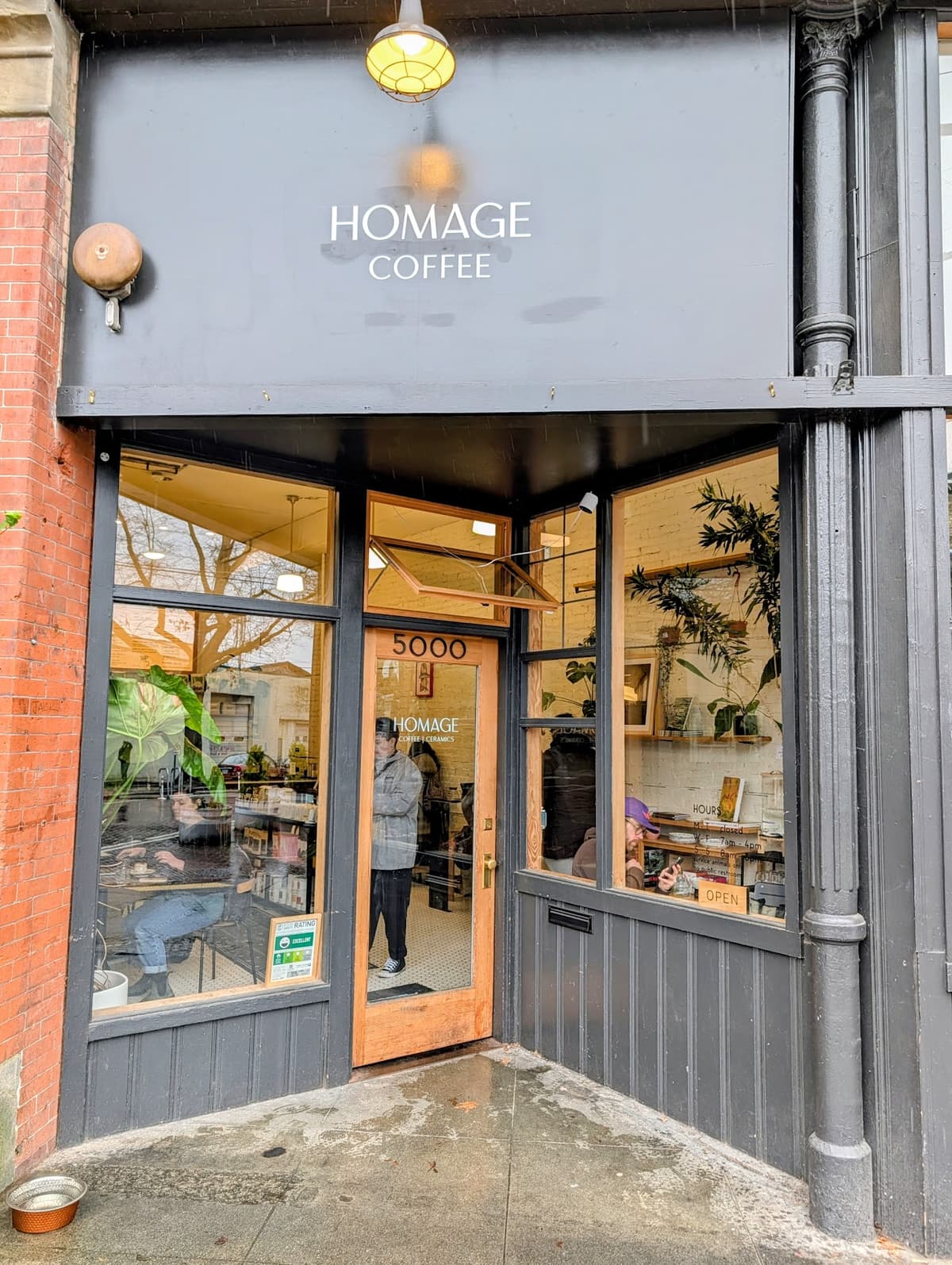 Homage Coffee in Seattle