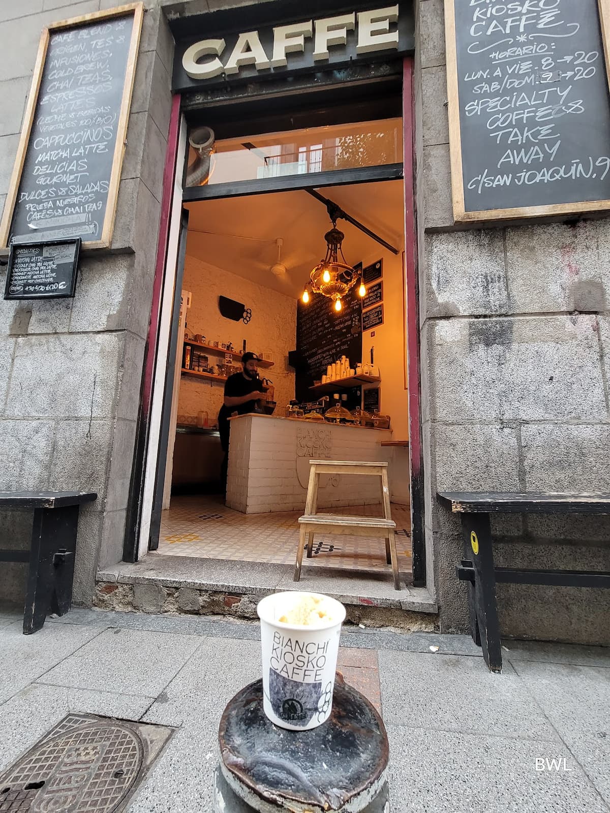 Bianchi Kiosko Caffè in Madrid